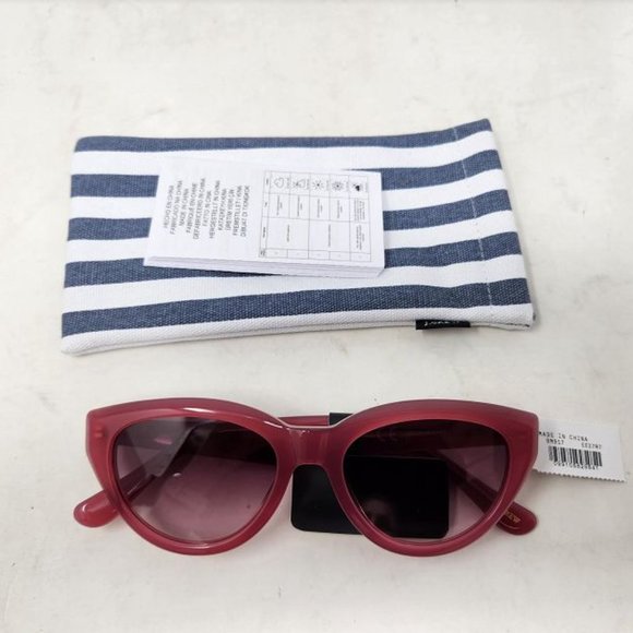 New women\'s J crew Bungalow cat eye sunglasses in Beet Violet main image 5